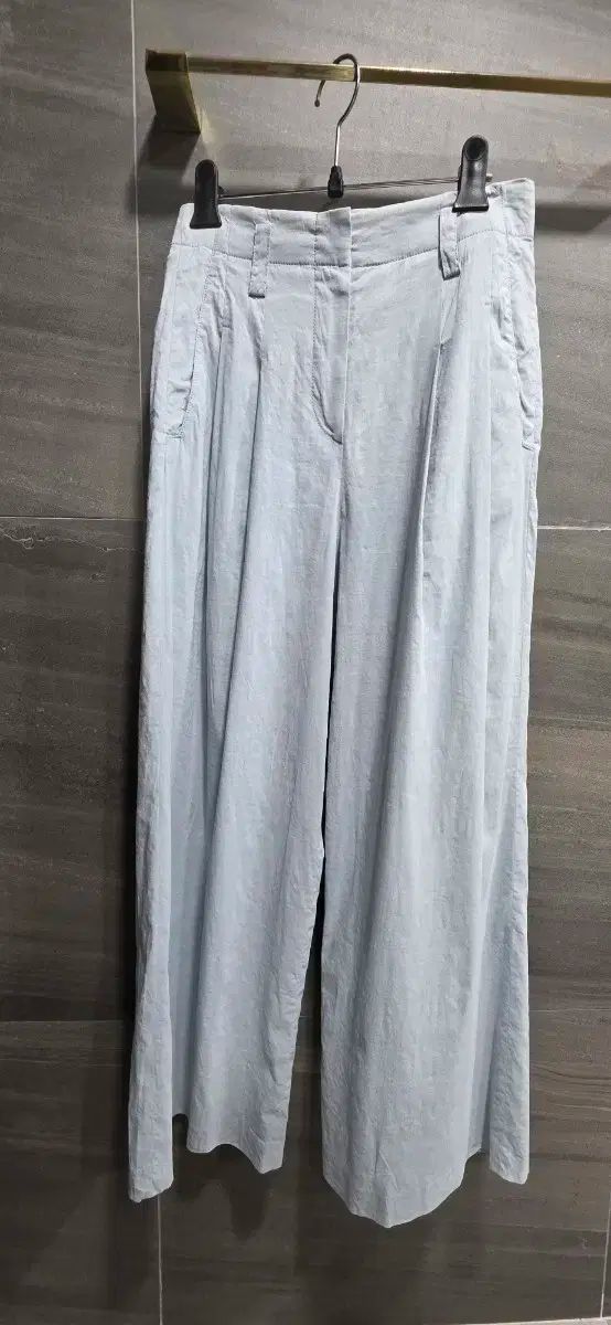 TIME タイム ダブル ピンタック ズボン ー ライトブルー 色- サイズ 61 90