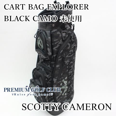 スコッティキャメロン CART BAG EXPLORER ブラック CAMO 迷彩 カート