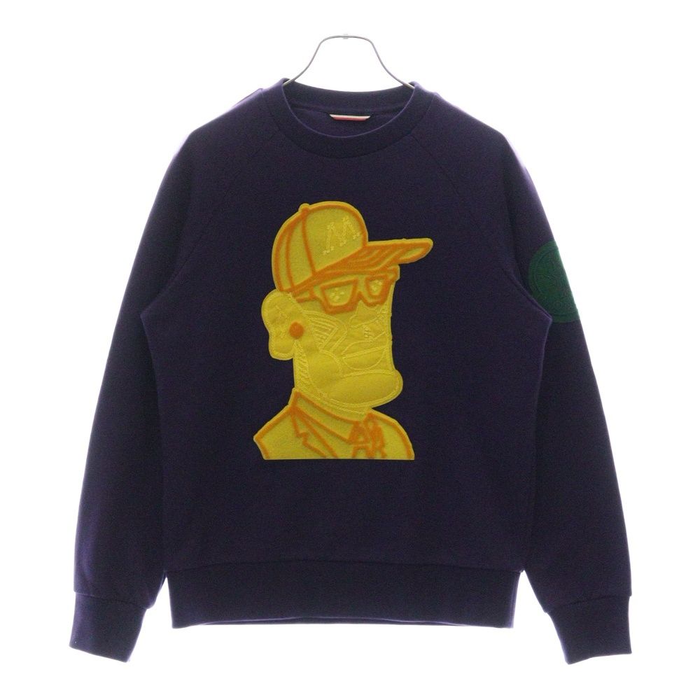 MONCLER (モンクレール) 18AW MAGLIA GIROCOLLO ワッペンロゴ