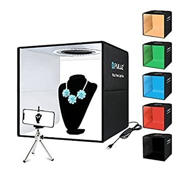 【】 【30cm】PULUZ 簡易スタジオ シンプルな撮影ボックス 円形led 折りたたみ式撮影キット 持ち運びが便利 シューティングボックス テーブル撮影