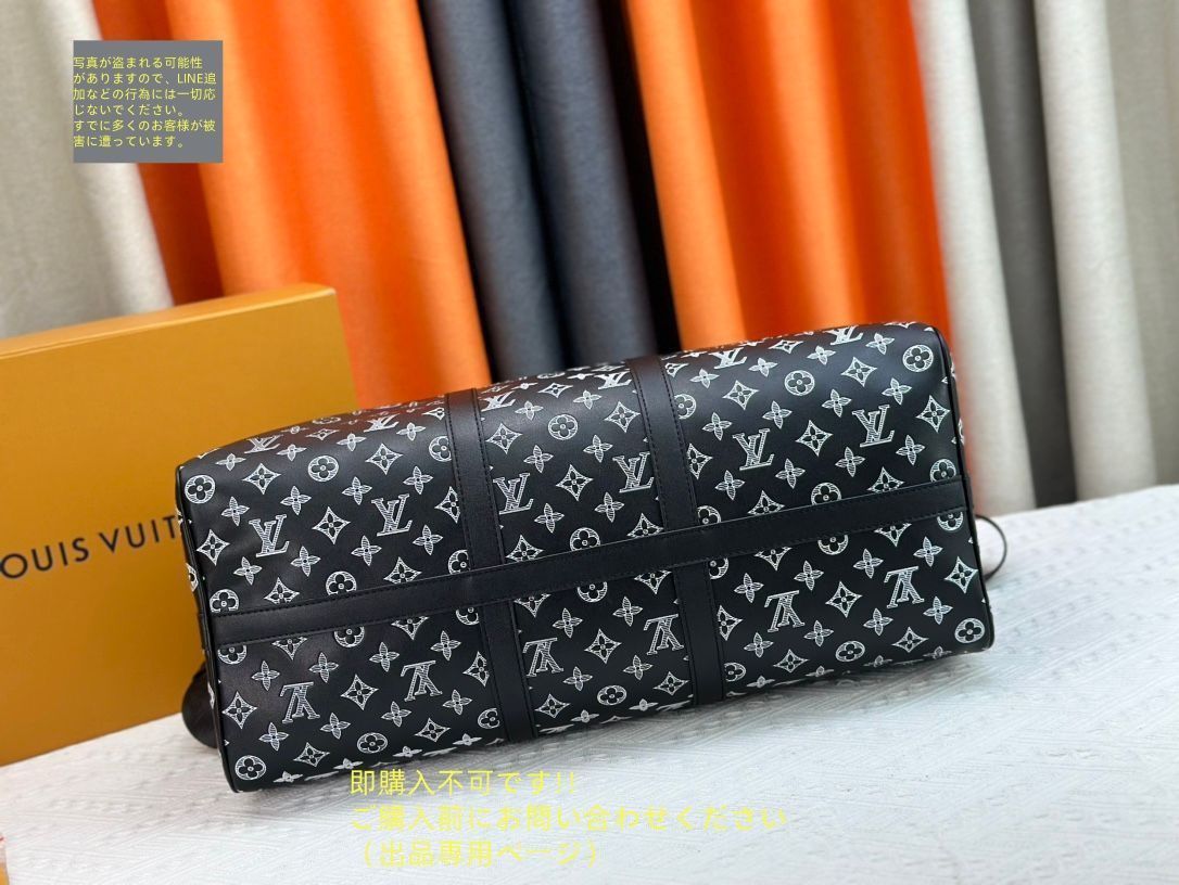 美品　ルイヴィトン ボストンバッグ モノグラム キーポル50 旅行鞄 出張 Louis Vuitton Keepall LED Monogram 50 キーポル50 モノグラム