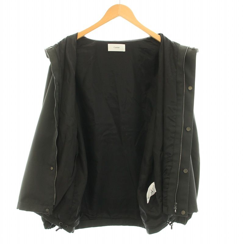 コルニエ CORNIER THE FINEST WOOL CANVAS STAND COLLAR BLOUSON ザ