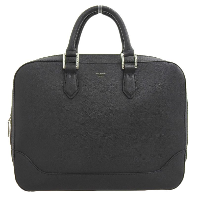 PELLE MORBIDA ブラック ビジネスバッグ PELLE MORBIDA（ペッレ モルビダ） ケアセット＋選べるノベルティ