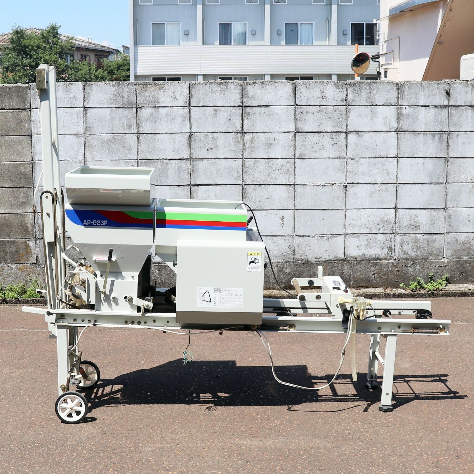 新潟発 石井製作所 播種機 AP-G23F 100V 稼働OK 50/60Hz 床土・播種 