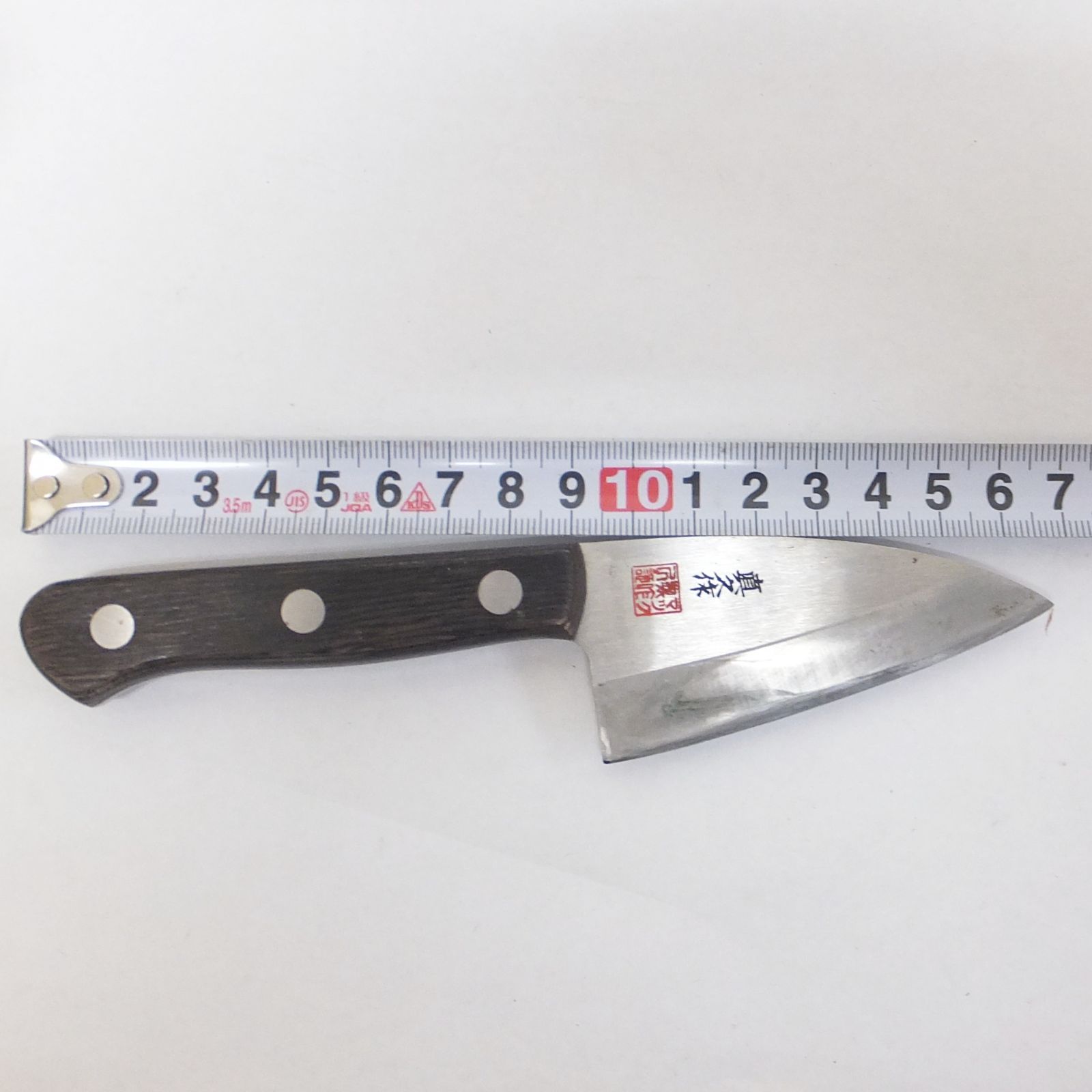 R500【未使用】OLYMPIC DE-BA KNIFE 真久作 MOLYBDENUM STEEL 日本製