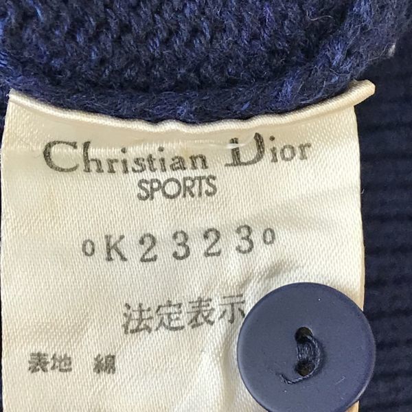 Christian Dior SPORTS M ネイビー スタジャン 最 安 価格ファッション - Christian Dior SPORTS M ネイビー