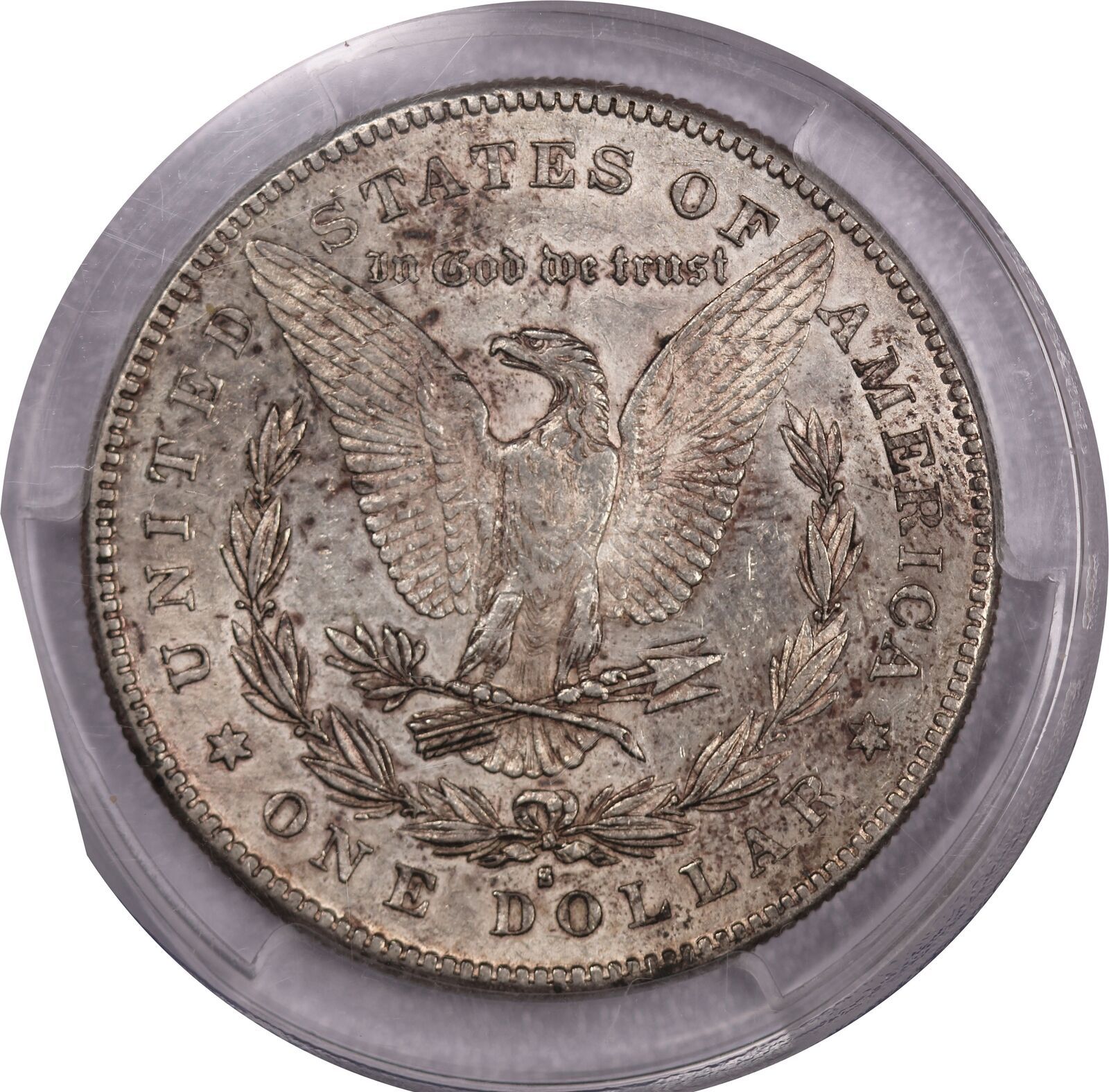 1878 S $1 Morgan Silver Dollar HIT LIST 40 VAM 50 Lava Wing PCGS AU53 Coin  1878-S Morgan Dollar VAM-17A Hit List- 40 Silver Coin # 728 Milk Spots -  Cleaned | eBay