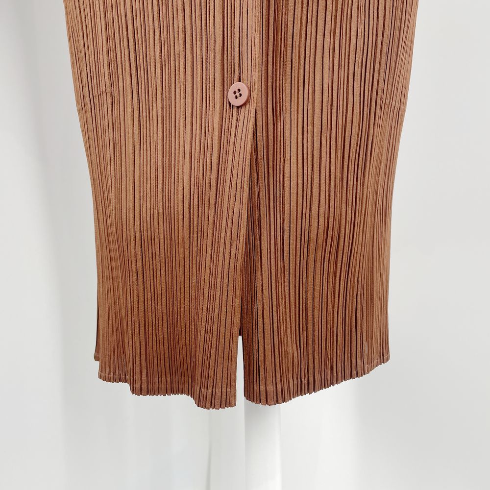 PLEATS PLEASE ワンピース イッセイミヤケ プリーツ加工 ロングシャツ