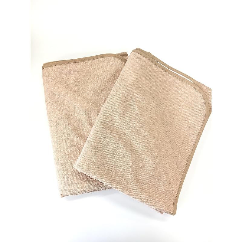 【tocoとふんわり生活】防水シーツ(全11サイズ5色）デイリーパイル おねしょシーツ 介護シーツ ペット (シングル 100x205cm(2枚セット)， モカ) 0
