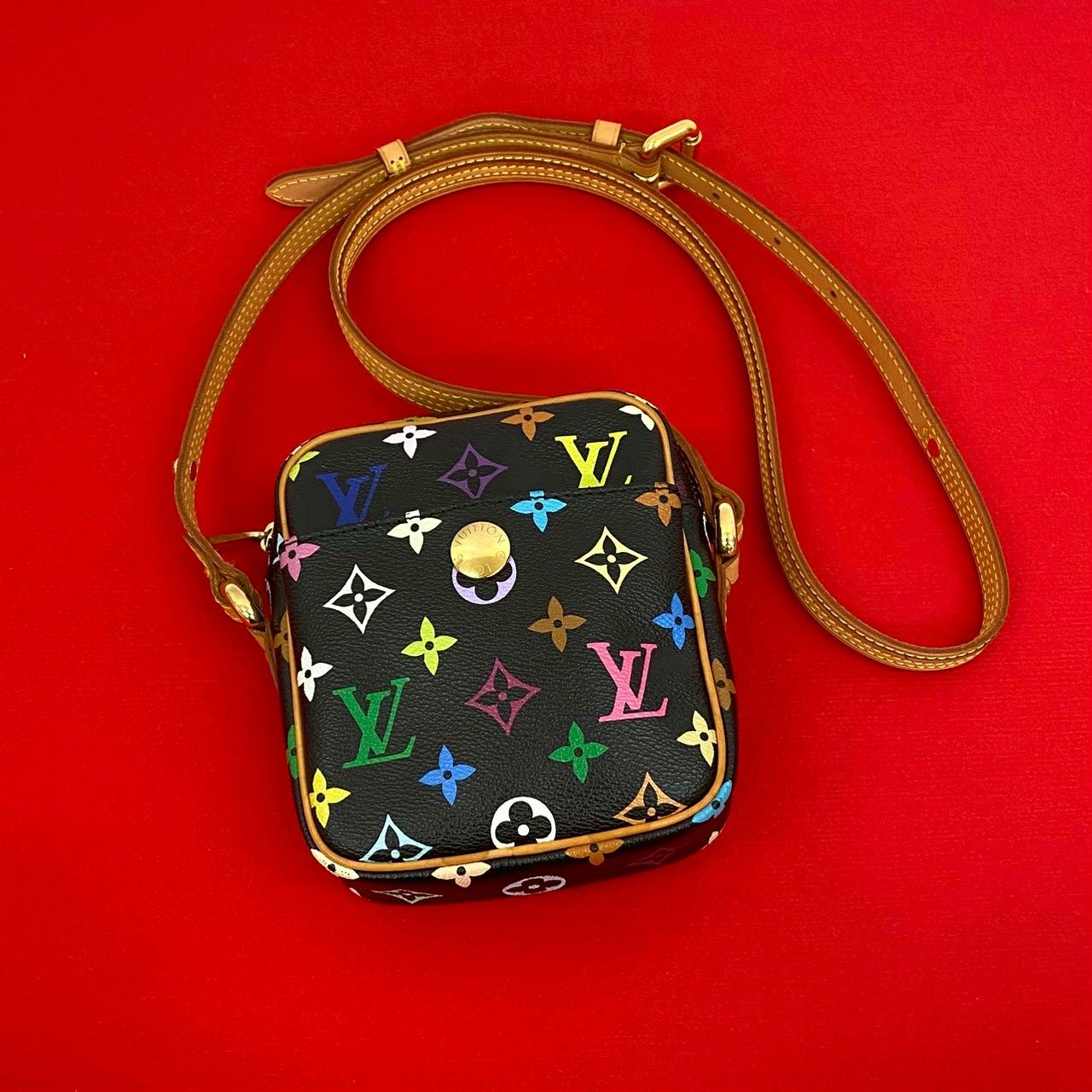 極 美品 LOUIS VUITTON ルイヴィトン モノグラム マルチカラー