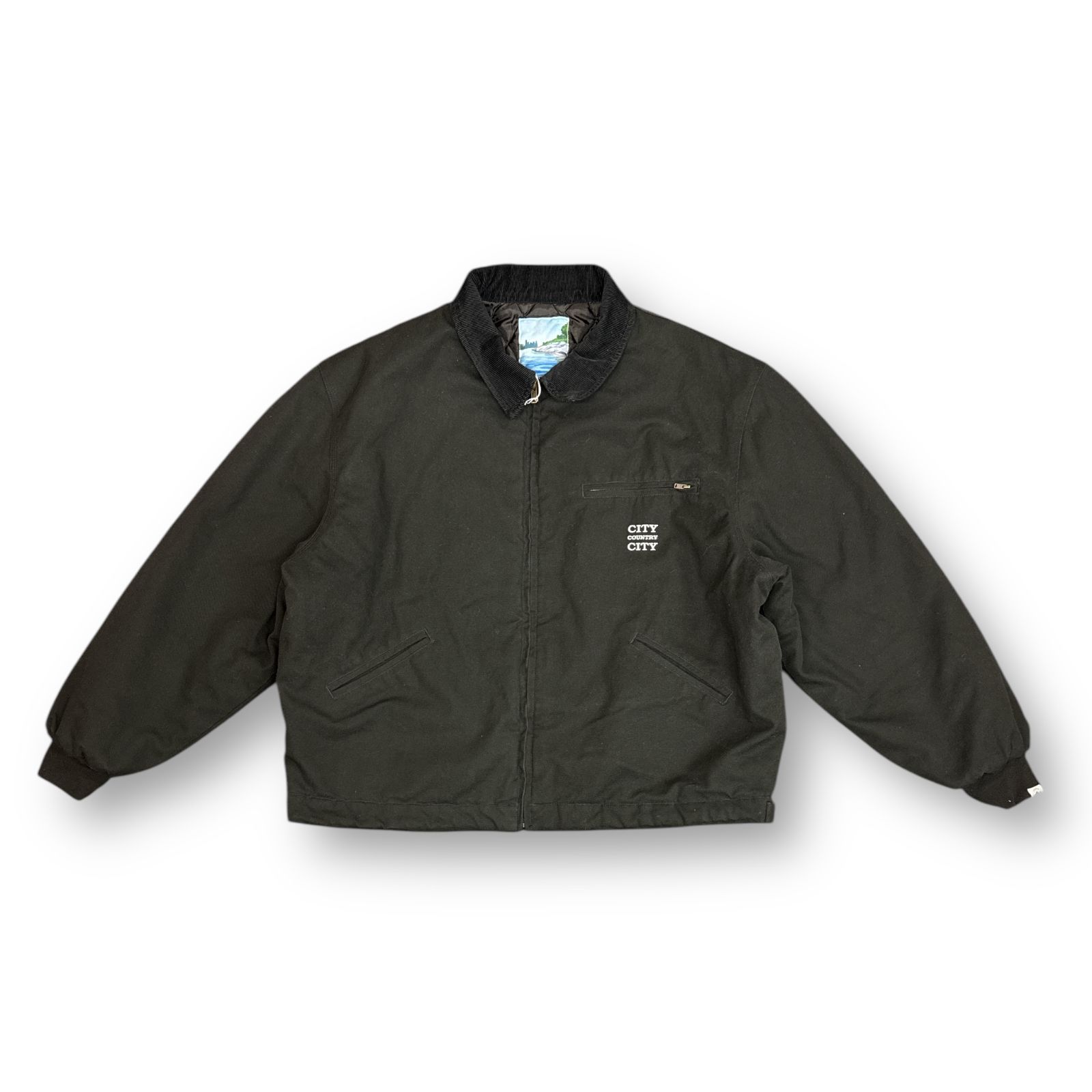 CITY COUNTRY CITY CANVAS ZIP UP JACKET キャンバスジップアップジャケット ブルゾン シティカントリーシティ CCC-243J002 XL 81036A4