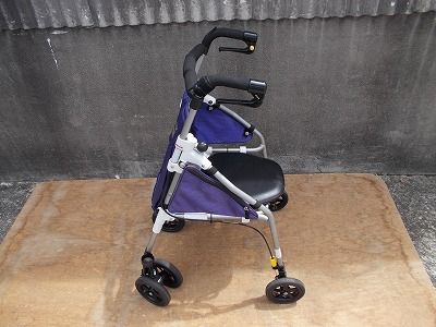 花柄折りたたみシルバーカー サポートカー ヘルシーワン TS-25-0625-06