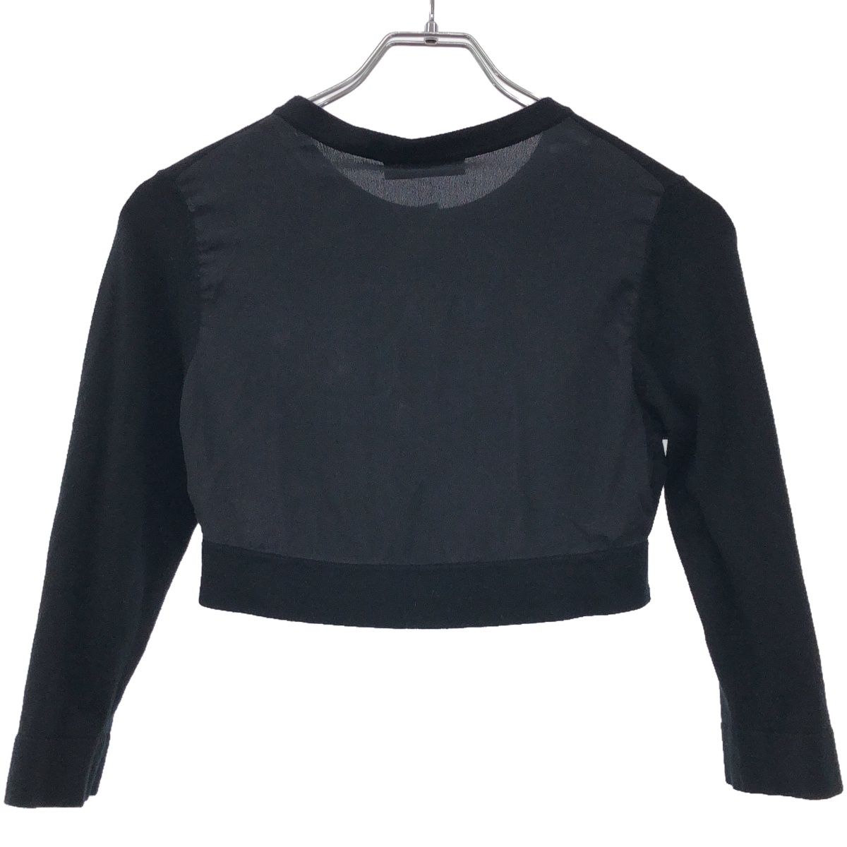 YOKO CHAN ヨーコチャン レーヨンストレッチクロップドニット  