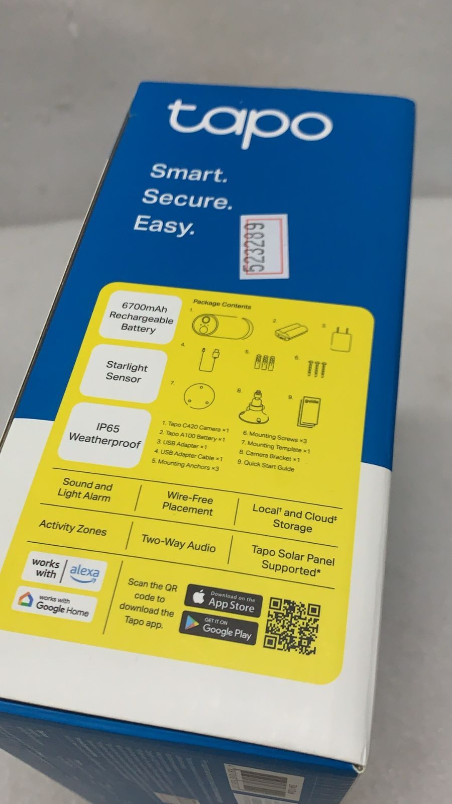  Tapo C 420 追加用フルワイヤレス カメラ 523289 防犯カメラ 防犯 セーフティ