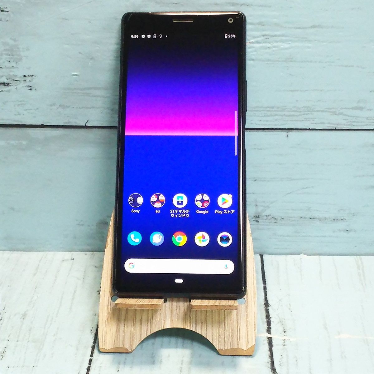 au Xperia8 SOV42 ブラック 604
