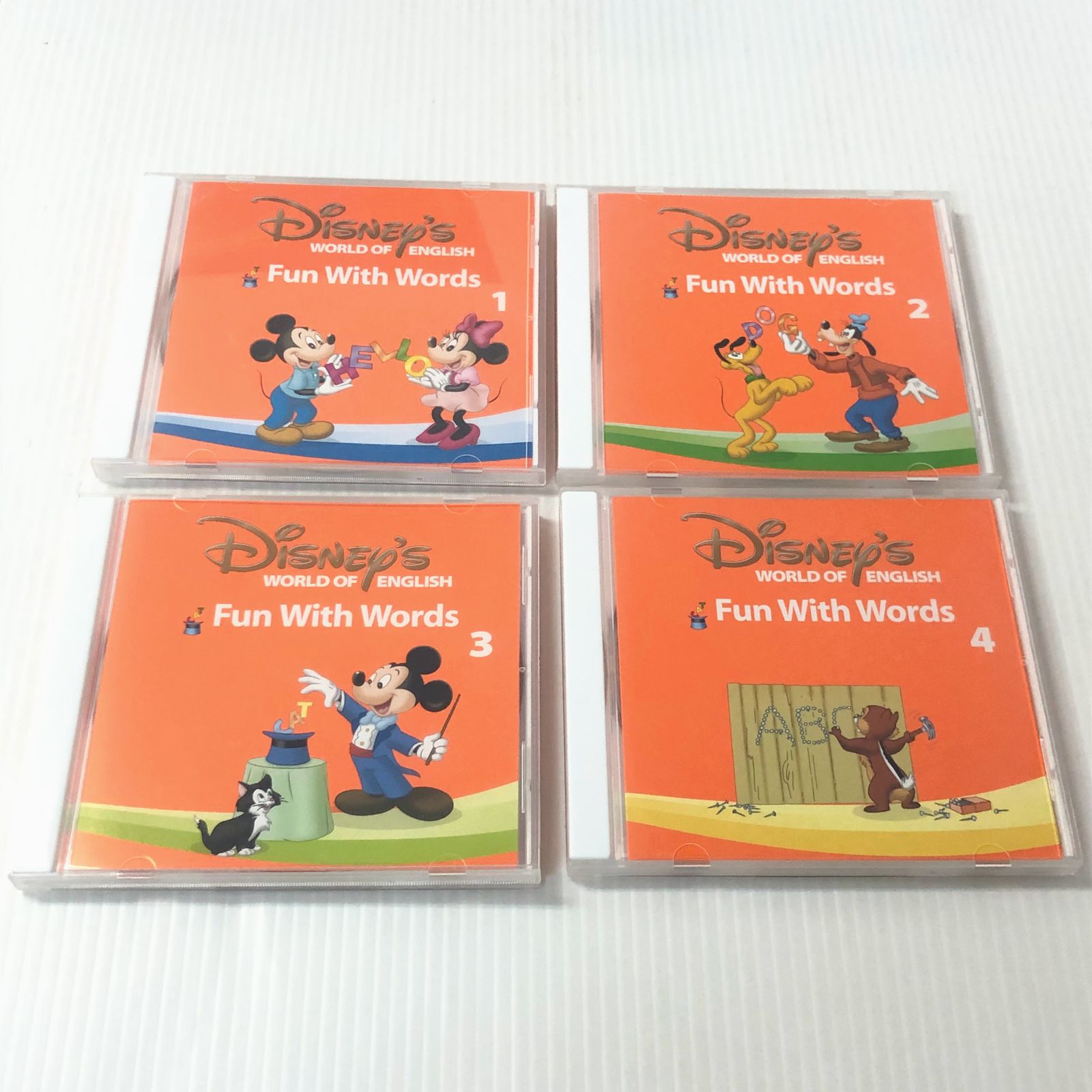ディズニー英語システム ミッキーマジックペンセット 2018年 カード未検品 g-404 DWE ワールドファミリー 幼児教材