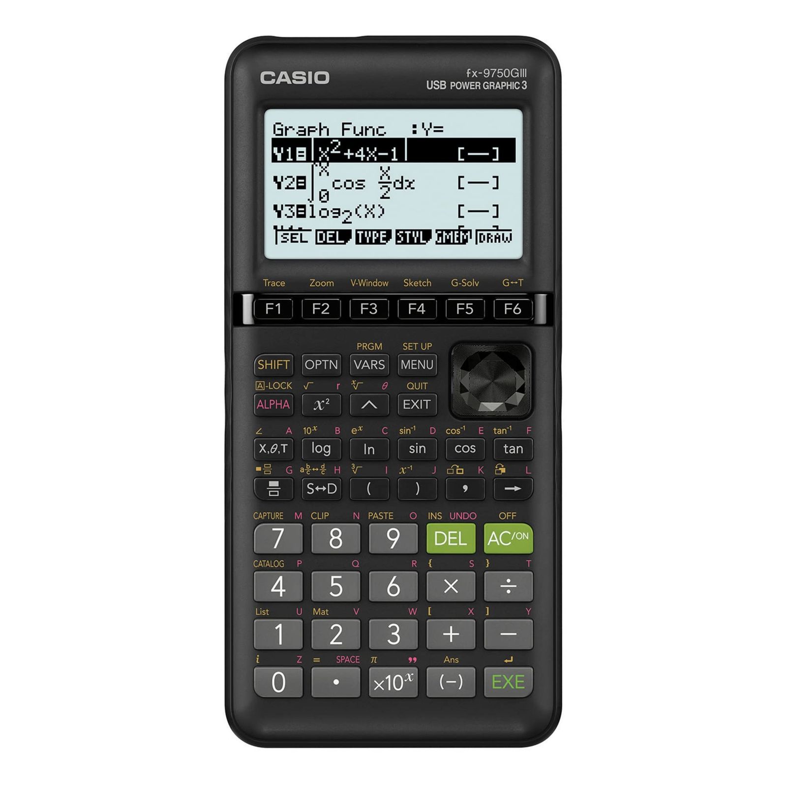 Casio fx-9750GIII Black Graphing Calculator ブラック