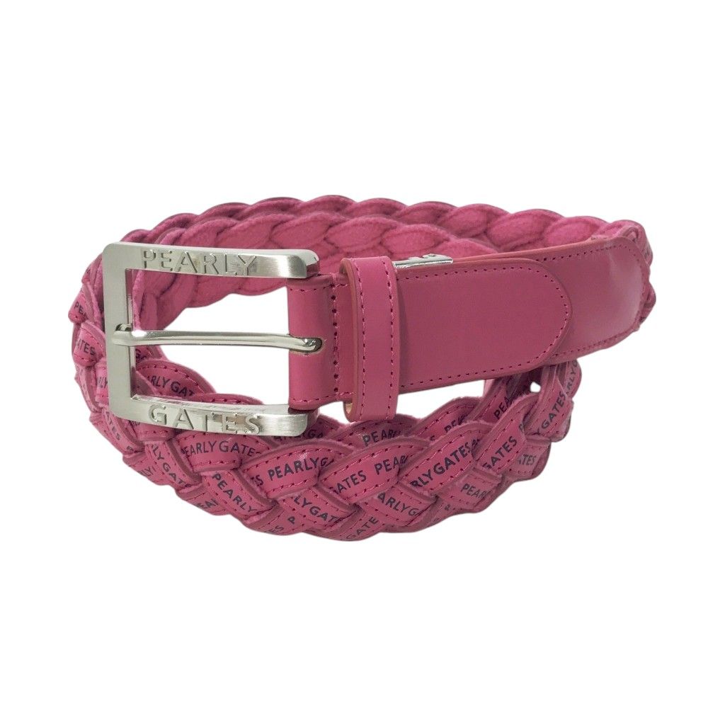 I'm PEARLYGATES　総柄ロゴベルト　紺×白　レディース　ゴルフウェア I'm PEARLYGATES 総柄ロゴベルト 紺×白 レディース ゴルフウェア I'm