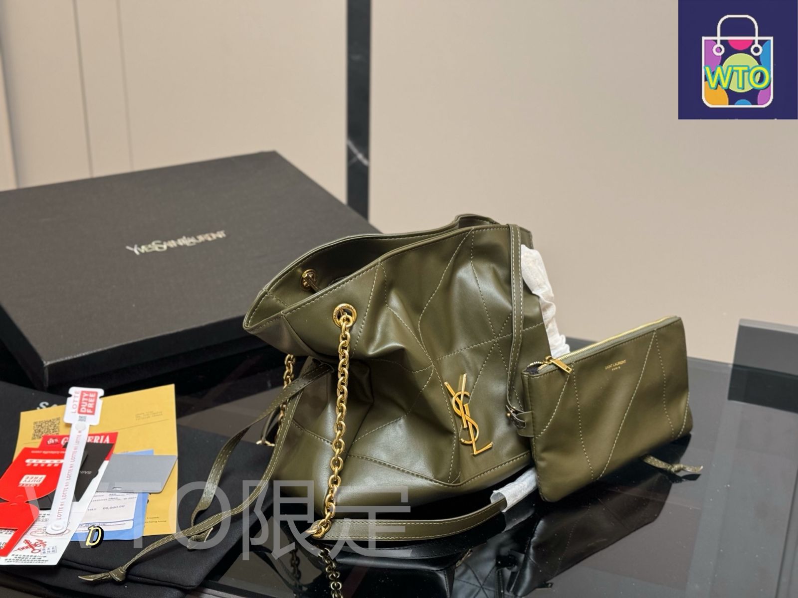 サンローラン、発送用、専用出品 今日特価】YSL サンローラン バッグ（29×27cm）-WTO輸入 - メルカリ