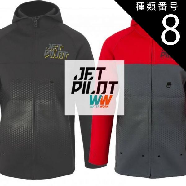 種類8：Black/Orange/M 【JETPILOT/ジェットパイロット】JA22160 FLIGHT TOUR COAT Black S (633668) ツアーコート メンズ