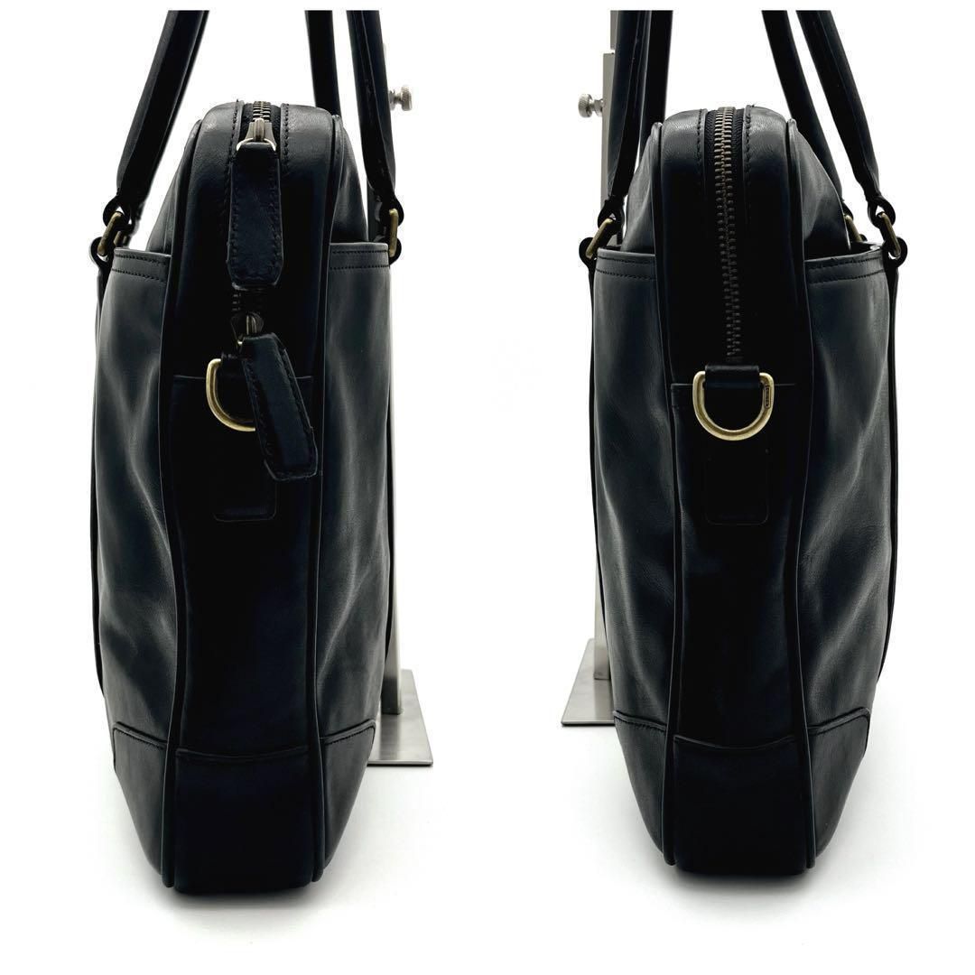 [美品] COACH コーチ　ビジネスバッグ　ブリーフケース2way 70901 美品】COACH コーチ 70901 ビジネスバッグ オールレザー