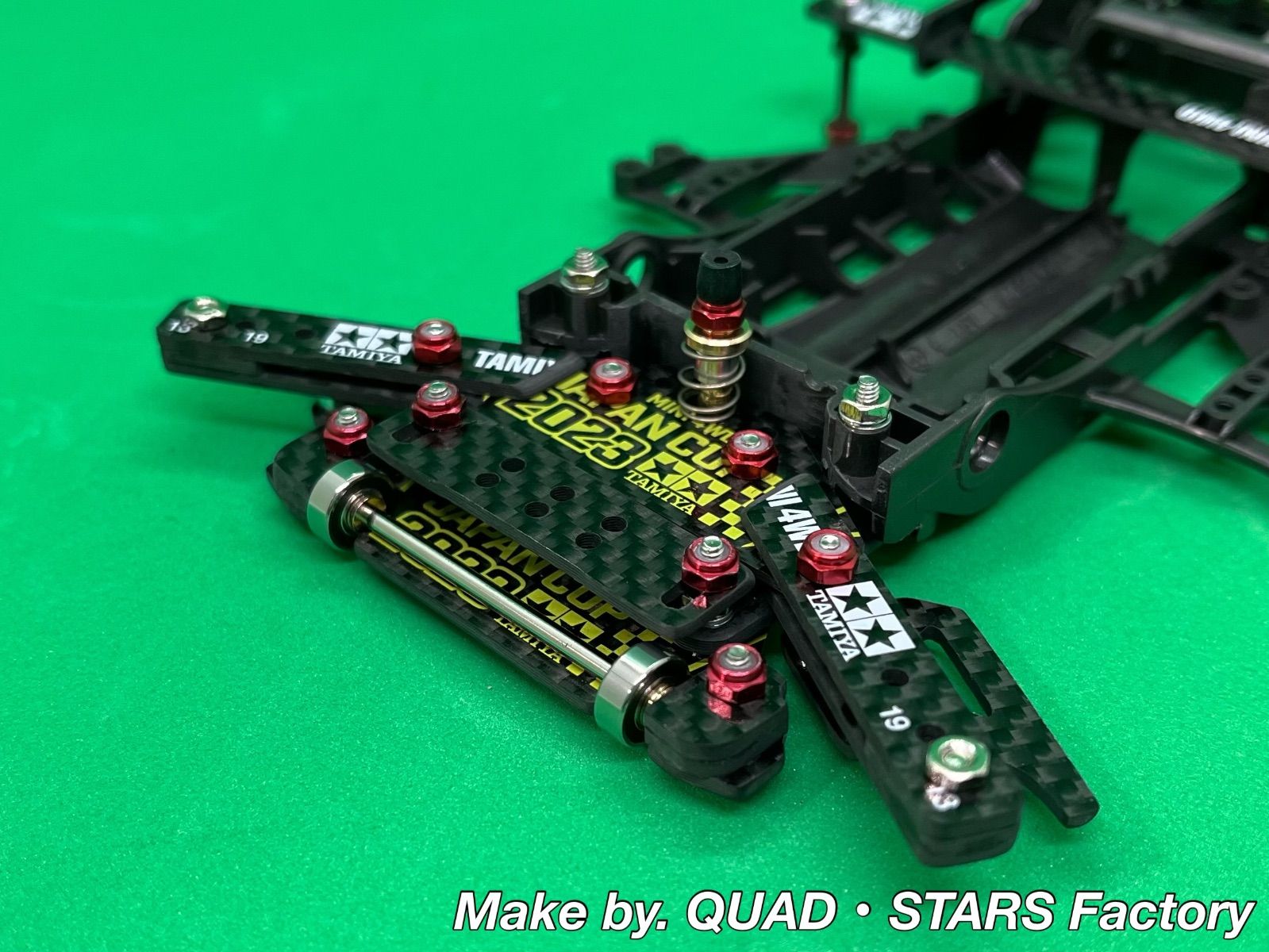 ミニ四駆・FM-Aシャーシ用】1軸リヤアンカー＋ローラーアンダーガード