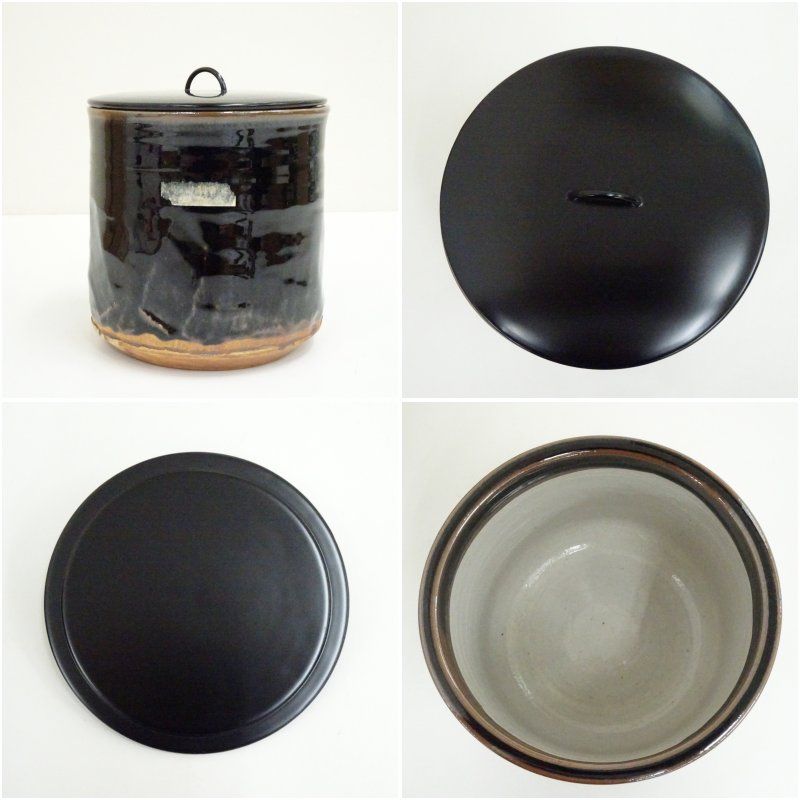 水指 水差 茶道具 萩焼 城山窯 金子信彦 木箱 共箱 茶器 萩焼 金子信彦