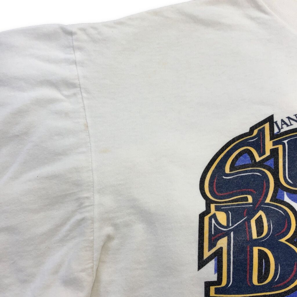USA 古着 NFL ゲームシャツ サンディエゴチャージャーズ ロゴ ホワイト 00年代 LOGO7 NFL サンディエゴ・チャージャーズ チームロゴ 刺繍
