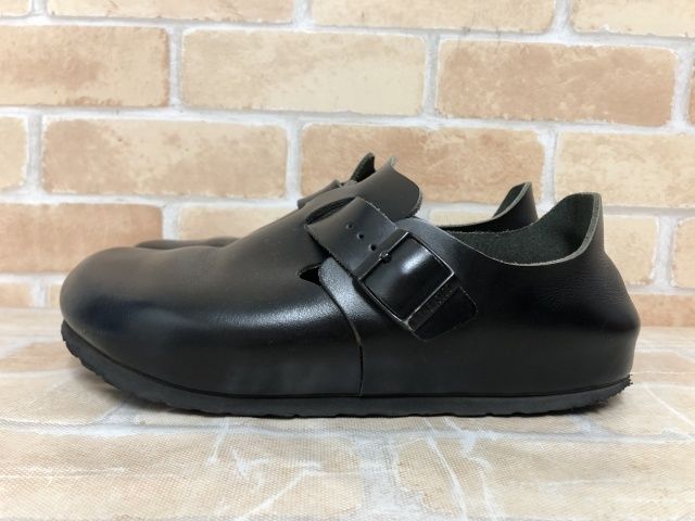 BIRKENSTOCK ビルケンシュトック ロンドン ナロー レザー ブラック 39 111438401