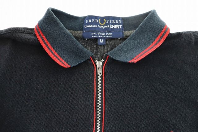 ☆アーカイブ M コムデギャルソン フレッドペリー ポロシャツ POLO ☆ COMME des GARCONS SHIRTxFRED PERRY コムデギャルソンシャツ