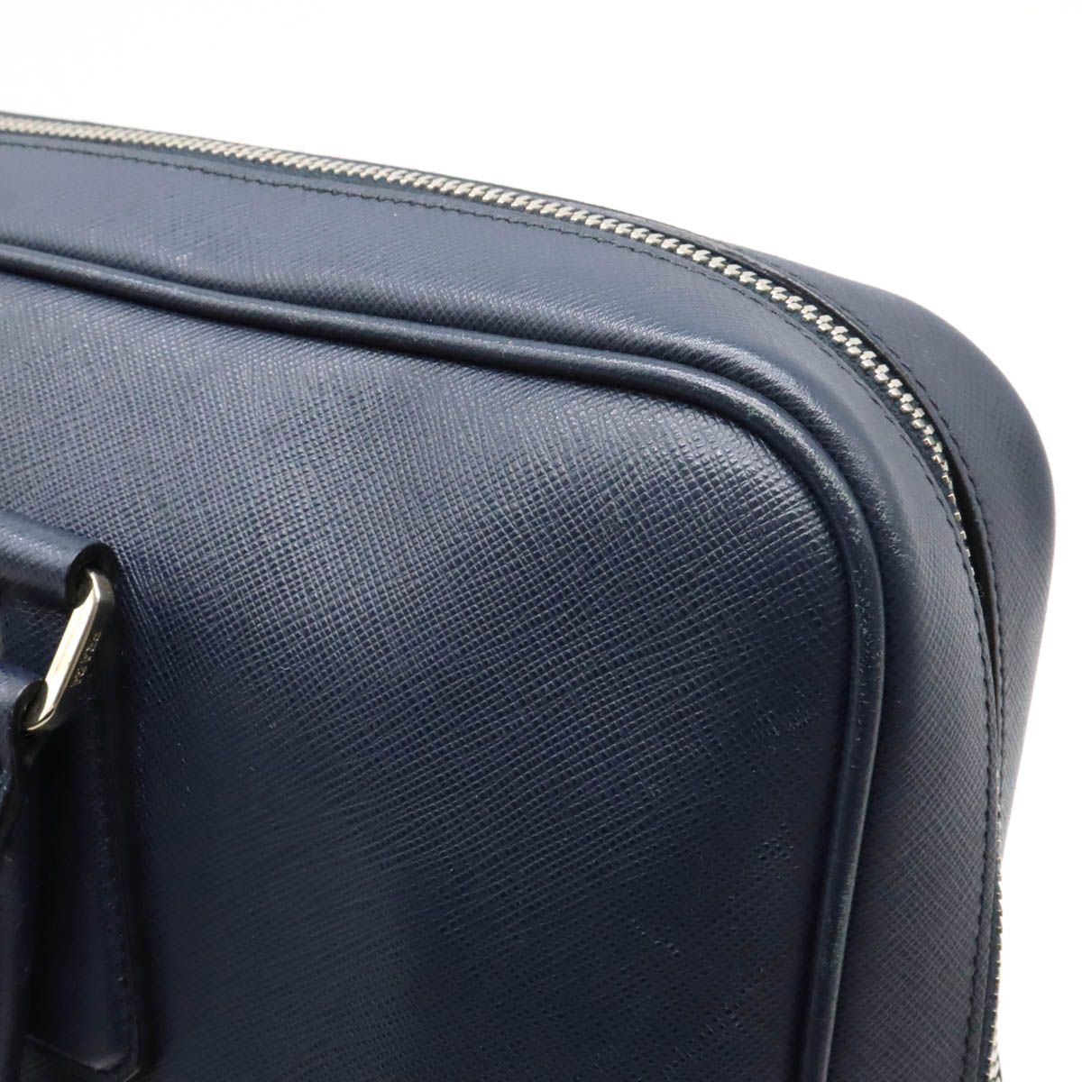 PRADA ネイビー ビジネスバッグ PRADA プラダ トライアングルロゴ ブリーフケース ビジネスバッグ