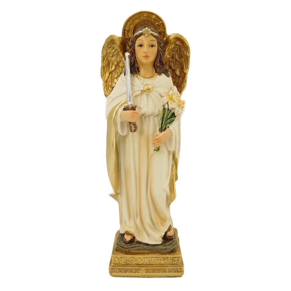 大天使ウリエル 置物彫刻キリスト教エンジェル熾天使大天使天使像