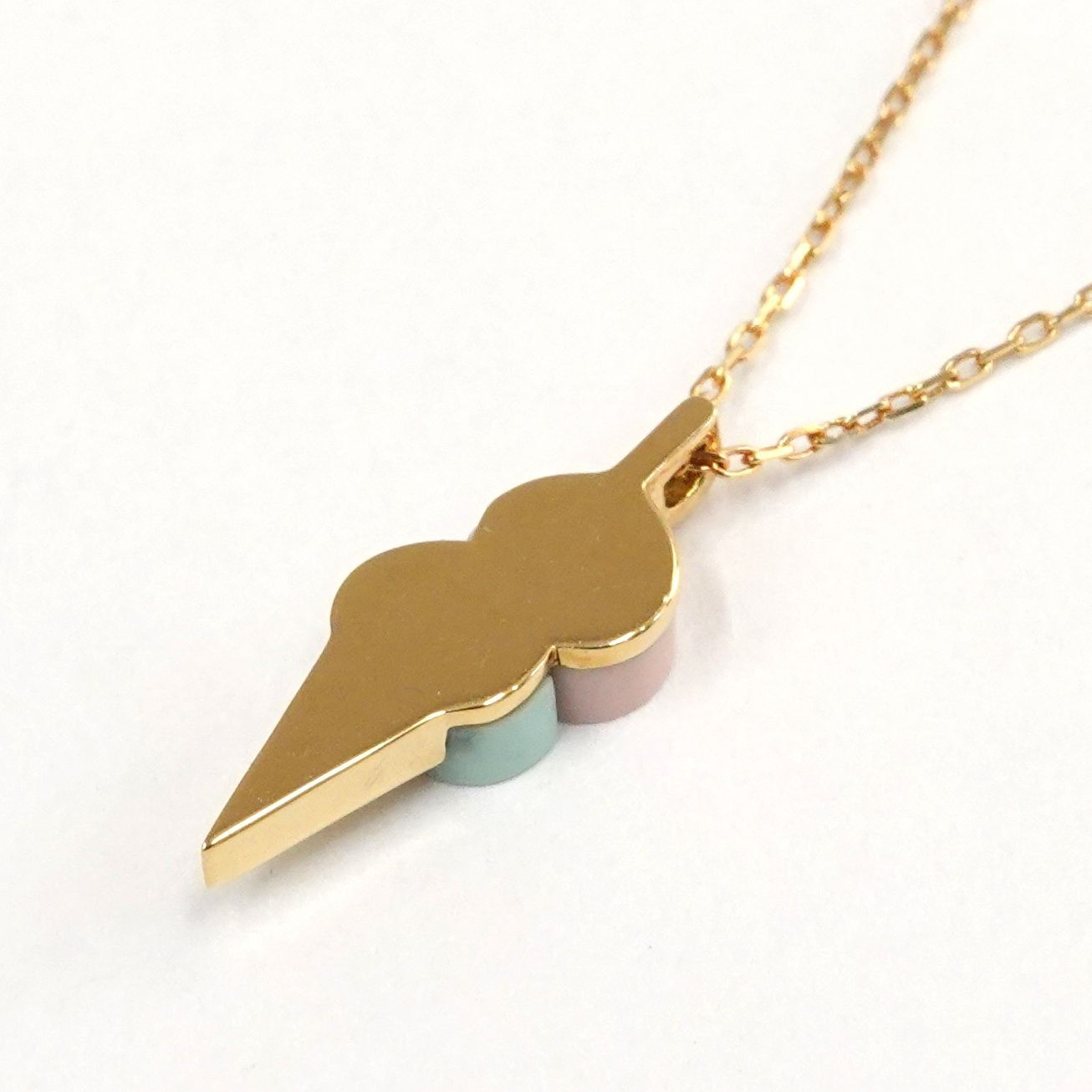 ☆アーカー☆ティランアイスネックレス AHKAH アーカー ティランアイス K18 ネックレス アイスクリーム