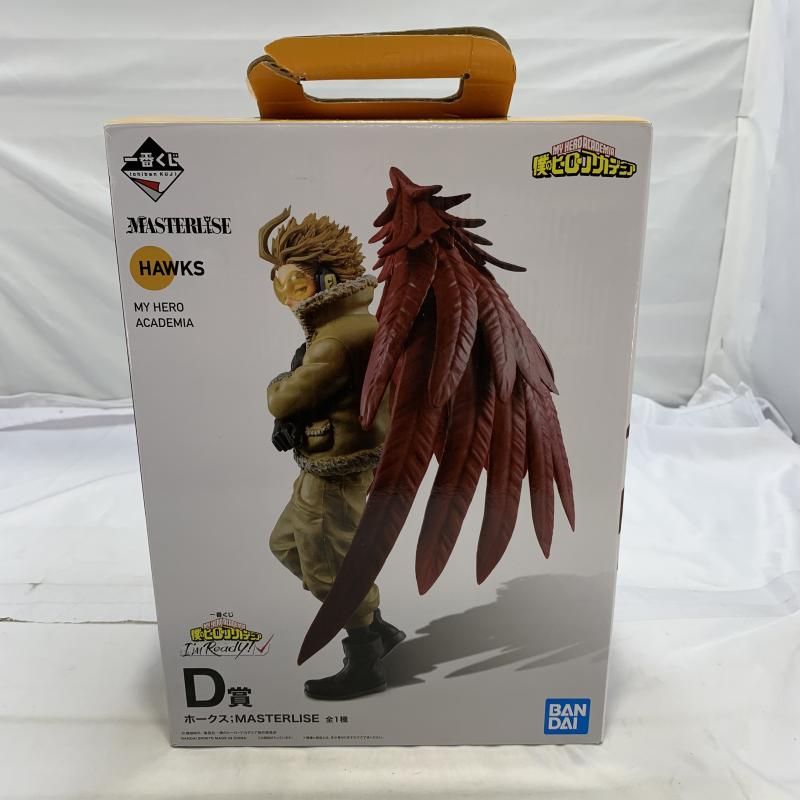 開封|箱傷み BANDAI 一番くじ D賞 ホークス MASTERLISE フィギュア 僕のヒーローアカデミア 19