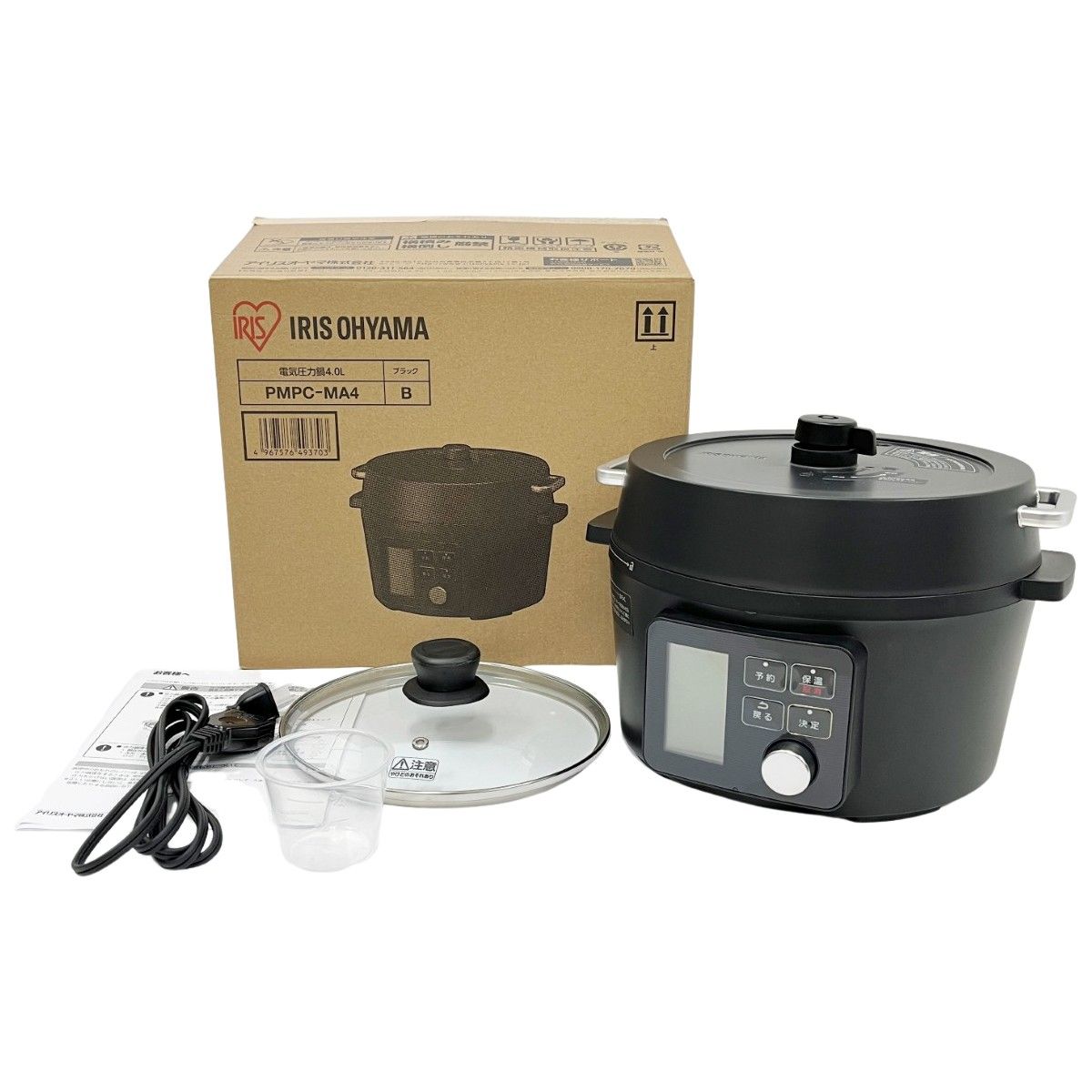 IRIS OHYAMA 4L 電気圧力鍋 PMPC-MA4 [最大400円OFFクーポン☆くらしに