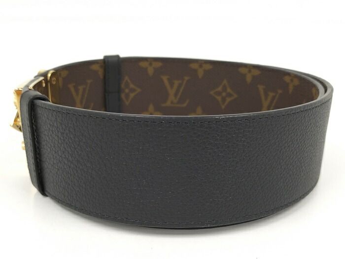 LOUIS VUITTON ベルト S ロック 50MM モノグラム ブラウン M4103Z