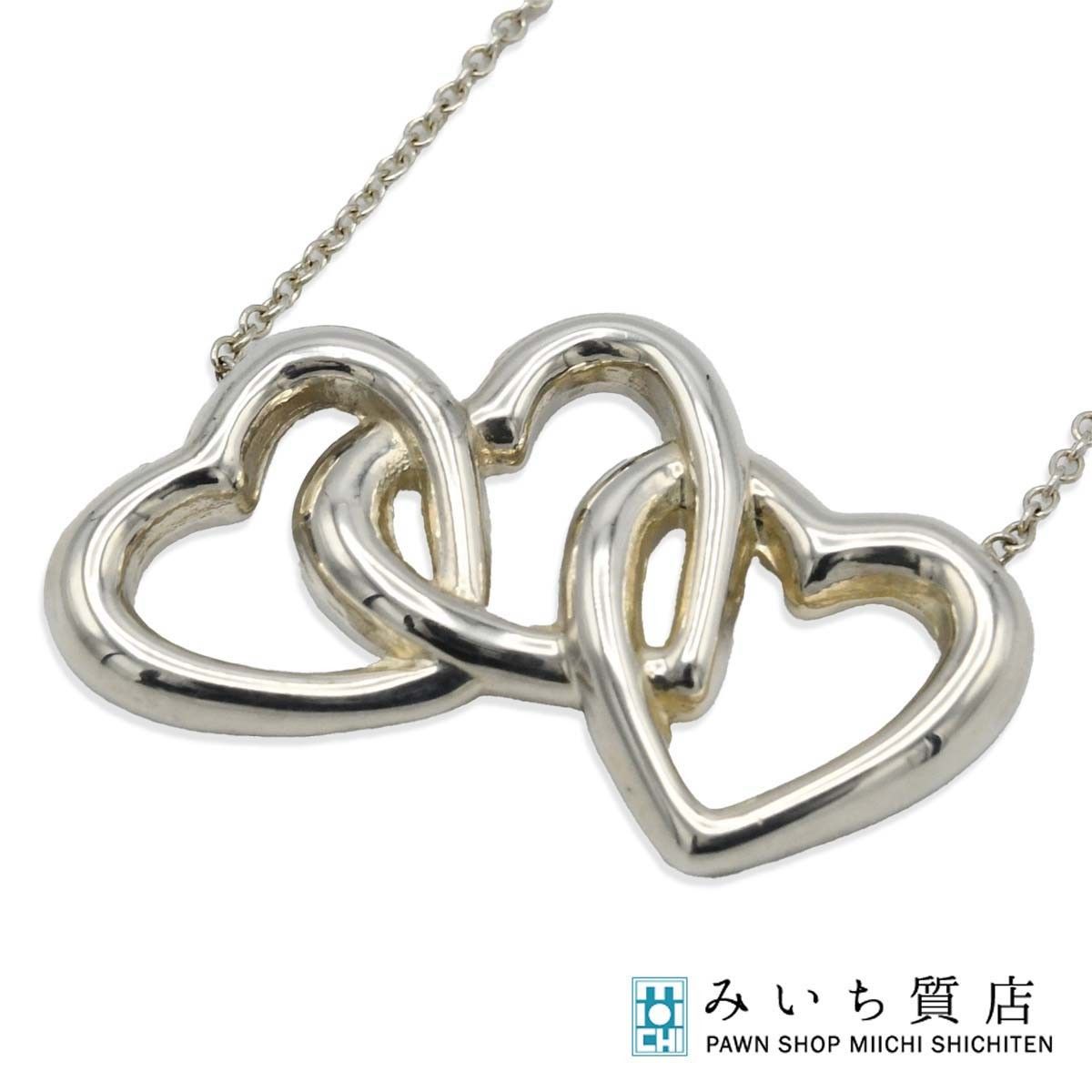 Tiffany & Co. ハート　ネックレス H19447-1 TIFFANY&Co. ティファニー ネックレス トリプルハート