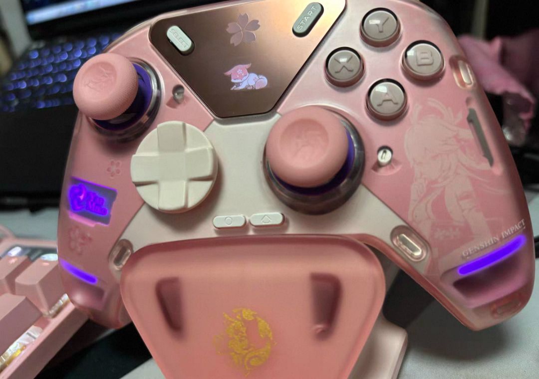 原神 八重神子 ゲームコントローラー 海外正規品 中国限定 原神】八重神子浮世笑百姿コントローラー公式正規品