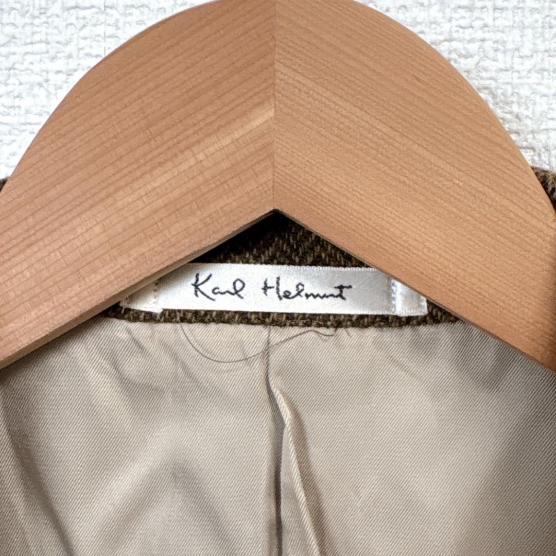 カールヘルム テーラードジャケット M ブラウン ヘンリボーン KANDAIZUMI_COM