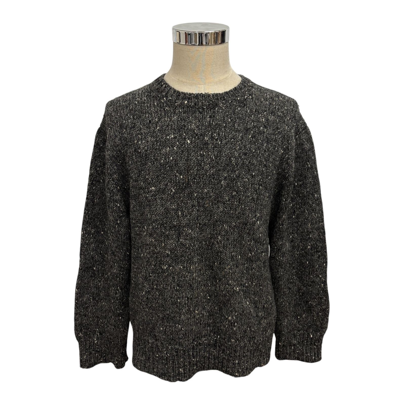 COMME des GAR ONS コムデギャルソン 濃いグレー ニット セーター SIZE