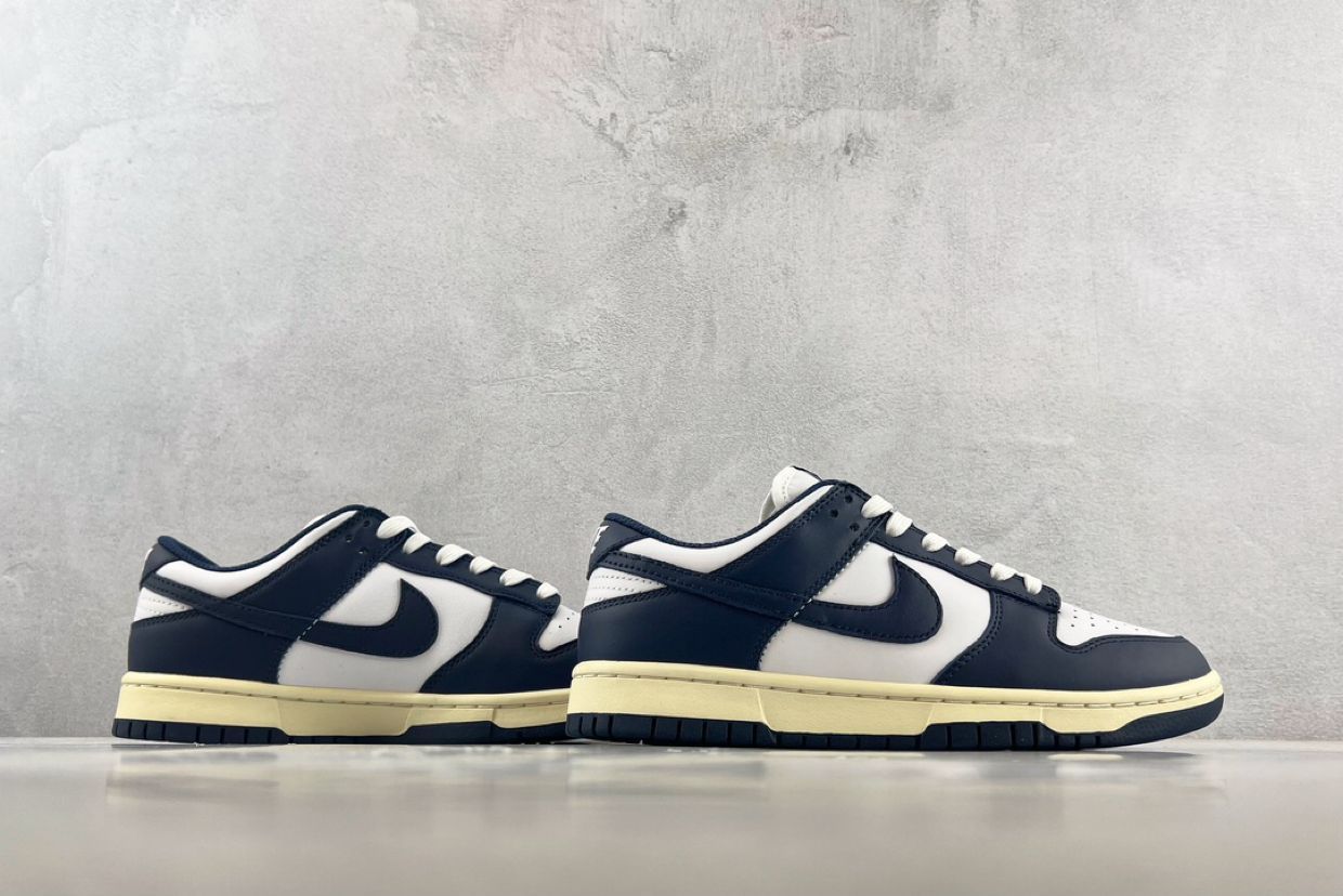 Nike Dunk Low Midinight Navy And White ナイキ スニーカー