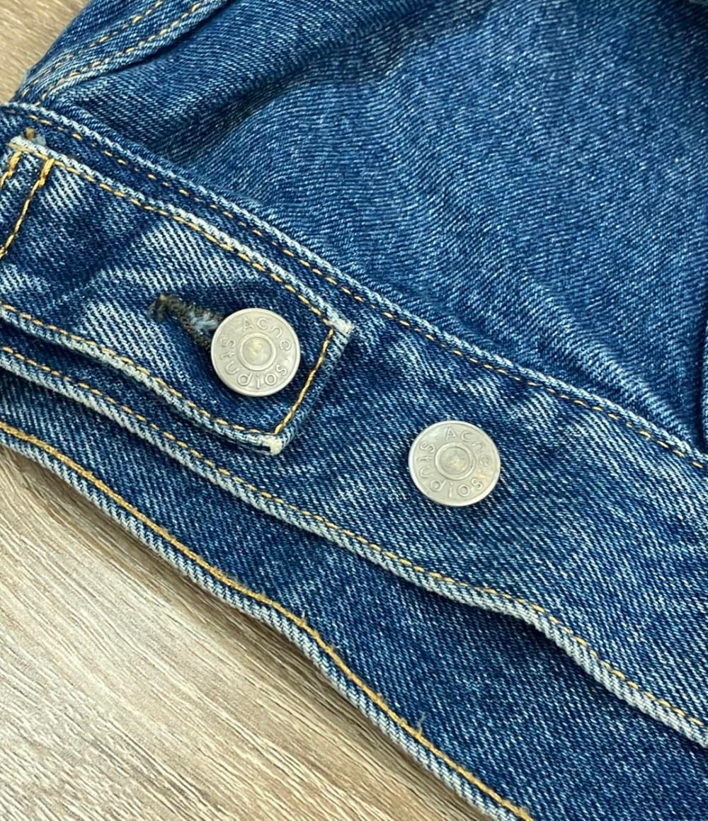 BURBERRY デニムジャケット 【M】ノバチェック⭐紺　メタルボタン みちBURBERRY バーバリー ノバチェック デニムジャケット ブルゾン