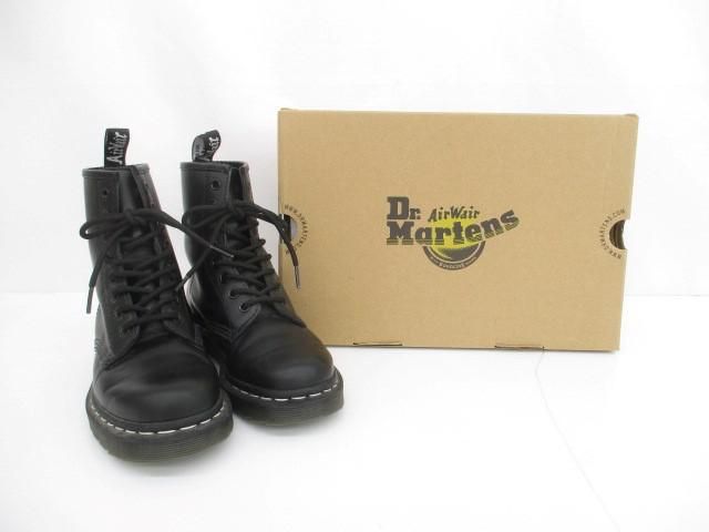 ドクターマーチン Dr.Martens 8ホールブーツ 1460 WS ブラック UK4 レディース