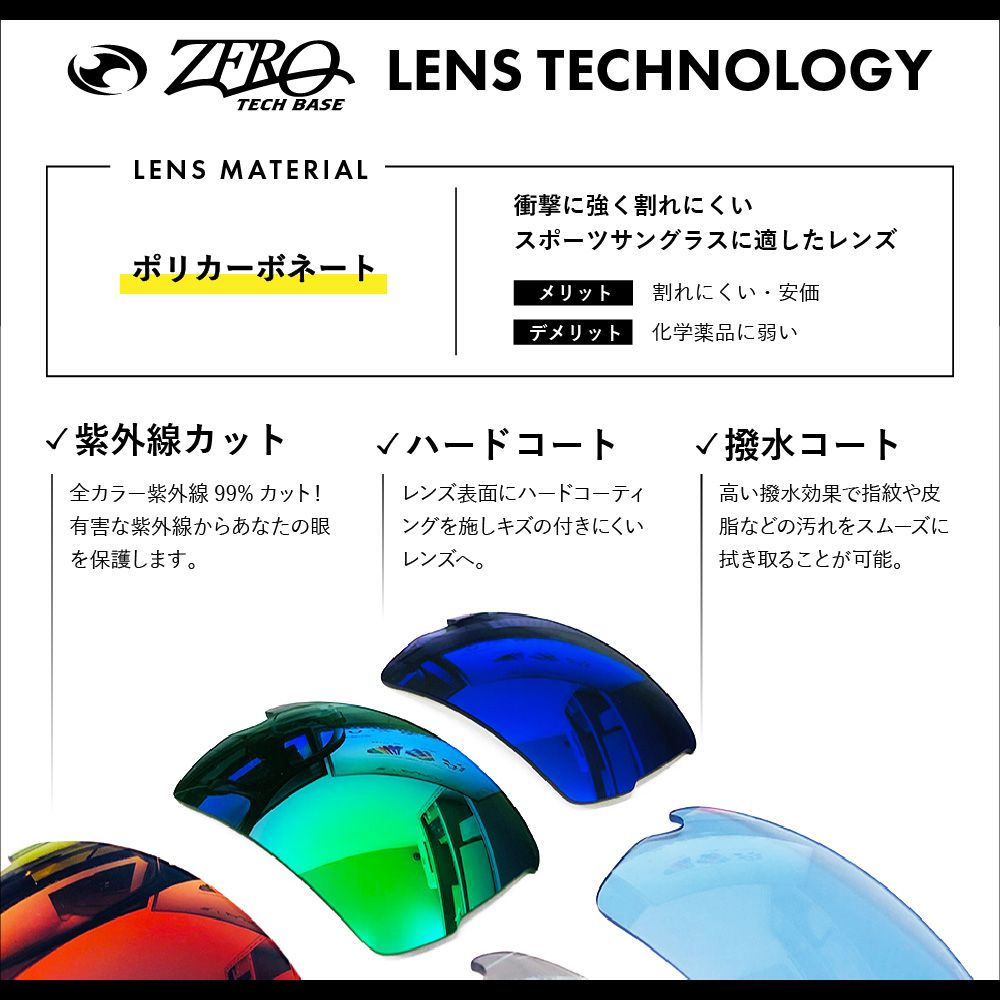 当店オリジナル オークリー サングラス 交換レンズ OAKLEY FROGSKINS XS フロッグスキン ミラーなし ZERO製