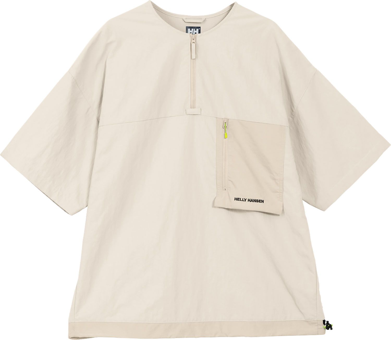 ヘリーハンセン Helly Hansen アウトドア ミステプルオーバー MISTE PULL OVER メンズ レディース Tシャツ トップス 半袖 釣り 吸汗 速乾 ハーフジップ 撥水 紫外線対策 UVケア HH32508 IV アイボリー