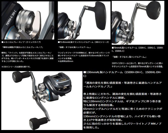 ダイワ 21ティエラIC 100H(右巻) ダイワ ベイトリール ティエラ IC