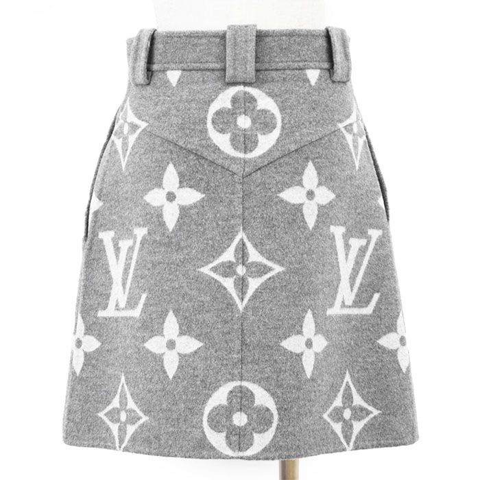 ルイ・ヴィトン モノグラム コットン スカート 中古・古着通販】LOUIS VUITTON (ルイ ヴィトン) コントラスト