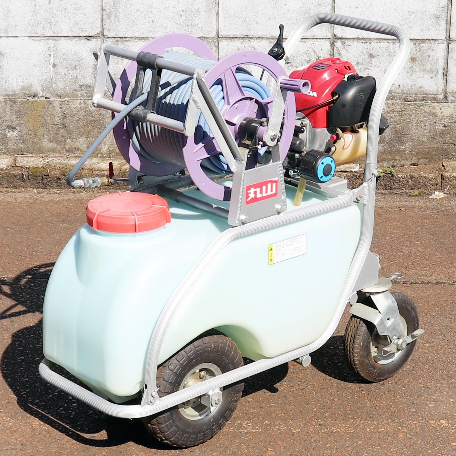新潟発 引取限定 丸山 コンパクトキャリー動噴 MSE-50H-A 中古 美品 使用少 HONDA GX25 セット 動力 高圧 噴霧器 消毒