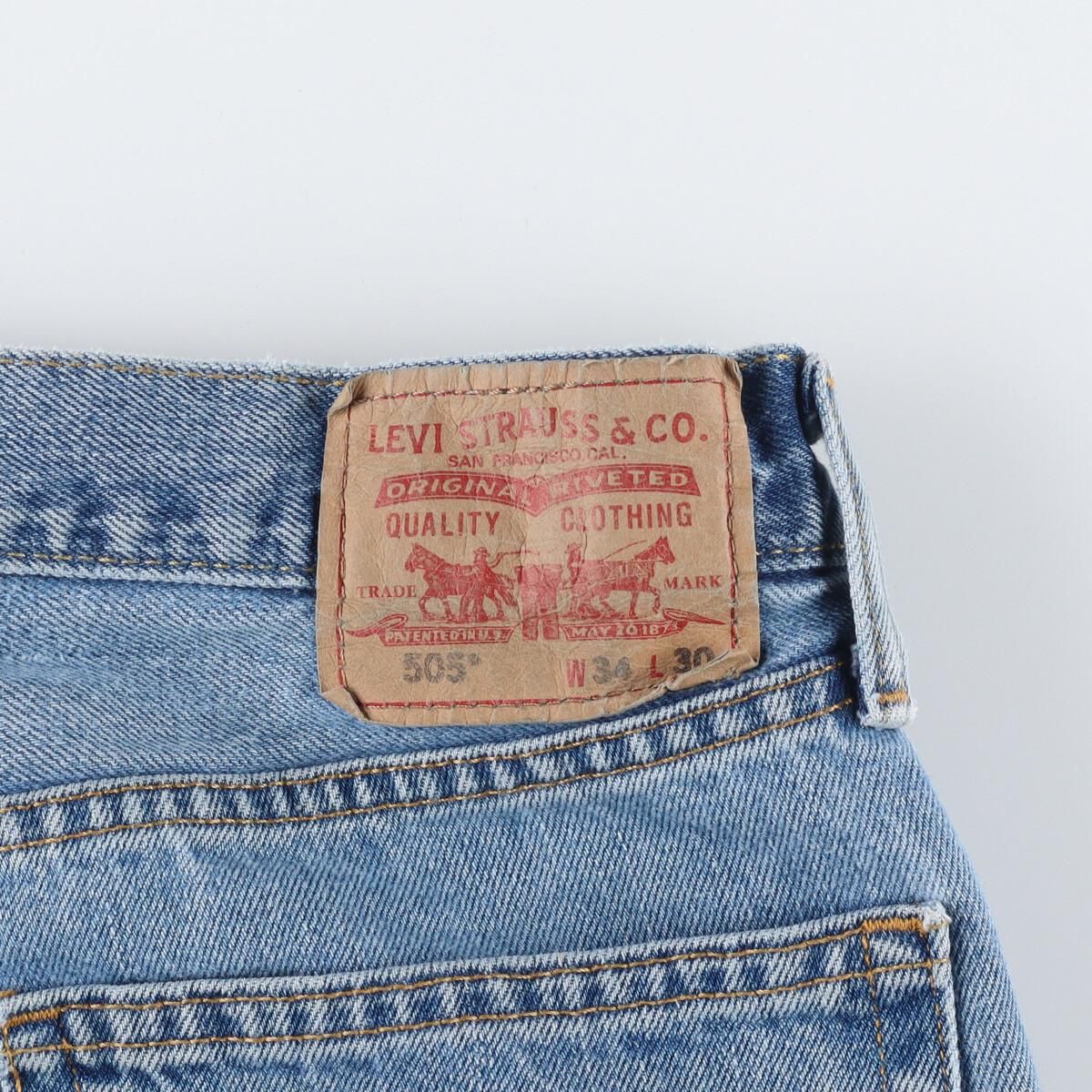 古着 リーバイス Levi's 505 テーパードジーンズ デニムパンツ メンズ