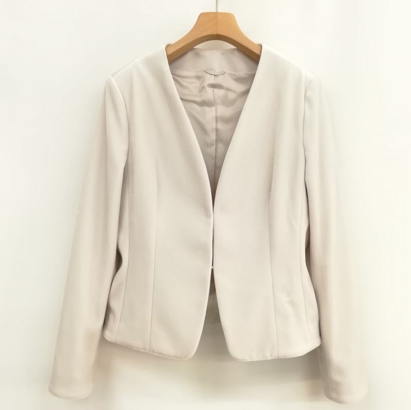 アナイ ANAYI ベルベット ベロアノーカラー ジャケット 美品 38